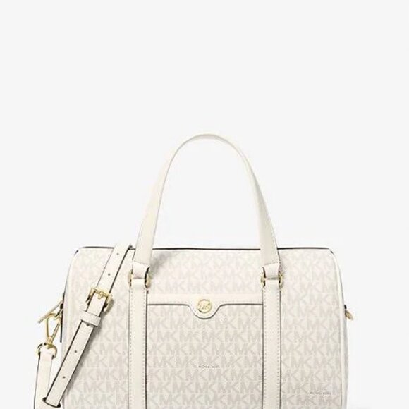 NWT Michael Kors Medium Travel Duffle Satchel Crossbody Bag - Picture 2 of 7